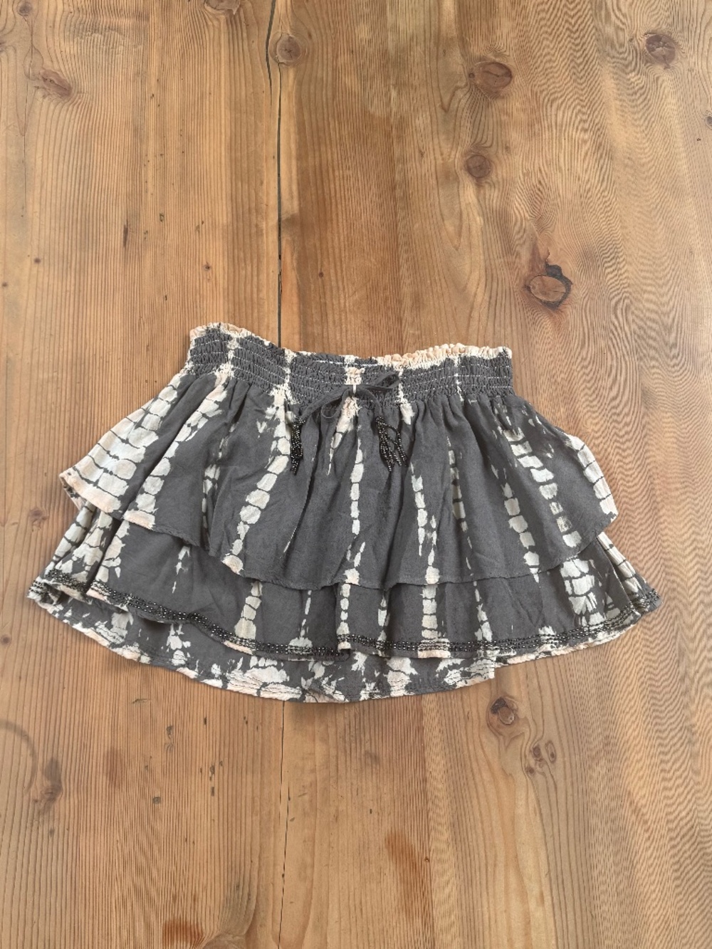 Surf Gypsy Tiered Mini Skirt